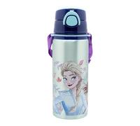 BOUTEILLE RÉUTILISABLE POP UP EN ALUMINIUM AVEC BANDOULIÈRE 730 ML | FROZEN SNOWY TALE