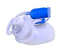 Bouteille réutilisable pour homme - Long tube avec couvercle portable - Pot épais pour homme - 2000 ml - Pour hôpital, camping et voiture