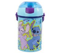 BOUTEILLE RÉUTILISABLE ROBOT POP UP AVEC CANNUCE, CORRA Y CIERRE DE 450 ML | STITCH PALMS