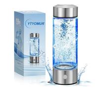 Bouteille Riche en Hydrogène Eau Portable, 430ML Générateur D'hydrogène en 3 Minutes Anti Âge, USB Bouteille d'eau Sans Fil, Fabricant D'eau D'hydrogène, pour Voyages, Maison,Bureau