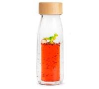 Bouteille sensorielle t-rex magique flottant orange TU