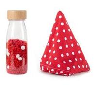 Bouteille sensorielle Sound Mon premier jouet Petit Boum Blanc, Rouge G
