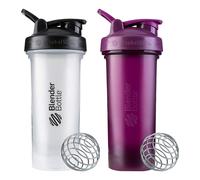 Bouteille shaker BlenderBottle Classic V2, idéale pour les boissons protéinées et les boissons pré-entraînement, 28 onces, les couleurs peuvent v