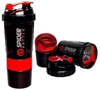Bouteille shaker de fitness Spider pour gym, shaker intelligent Cyclone Shaker pour supplément de protéines, shake de gym, 500 ml pour homme et femme (multicolore) lot de 1