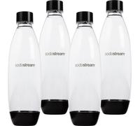 Bouteille SodaStream Fuse 1L noire 4 pièces Lavable au lave-vaisselle sans BPA