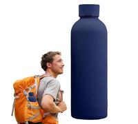 Bouteille sous vide en acier inoxydable,Bouteille isolée sous vide de grande capacité - d'eau isolée à double paroi portable pour boissons froides chaudes, voiture, usage domestiqu