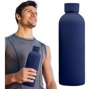 Bouteille sous vide en acier inoxydable,Bouteille isolée sous vide de grande capacité - d'eau isolée à double paroi portable pour boissons froides chaudes, voiture, usage domestiqu