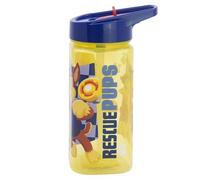Stor Paw Patrol Bouteille d'eau carrée réutilisable avec paille intégrée 510 ml