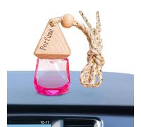 Bouteille suspendue pour diffuseur d'huile de voiture - Bouteille vide de diffuseur 'huile essentielle d'aromathérapie 'automobile - Pendentif de parfum d'aromathérapie avec bouchon triangulaire en