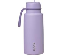 Bouteille thermique élégante de 1 litre avec embout pliable - Thermos fiable en acier inoxydable de couleur Lilas Love de b.box - Parfaite pour toutes les sorties !