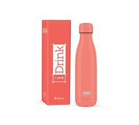 Bouteille thermique en acier à double paroi I-Drink 350/500/750/1000 ml, Décorée (500 ML, Corail)