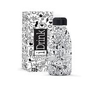 I-Drink - Gourde thermique en acier 350/500/750/1000 ml (500 ml, Doodles)
