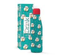Bouteille thermique en acier à double paroi I-Drink 350/500/750/1000 ml, Décorée (500 ML, Lucky Cat)