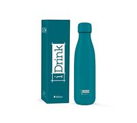 Bouteille thermique en acier à double paroi I-Drink 350/500/750/1000 ml, Décorée (500 ML, Turquoise)