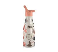 Bouteille Thermique Enfant - 260 ml - Trick or Treat - Bouteille d'Eau en Acier Inoxydable - Boissons Froides 36 Heures et Chaudes 18 Heures - Finition Peinture Gaufrée - Sans BPA - Cool Bottles