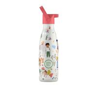 Bouteille Thermique Enfant - 350 ml - Curious Explorer - Bouteille d'Eau en Acier Inoxydable - Boissons Froides 36 Heures et Chaudes 18 Heures - Finition Peinture Gaufrée - Sans BPA - Cool Bottles