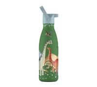 Bouteille Thermique Enfant - 350 ml - Jurassic Era - Bouteille d'Eau en Acier Inoxydable - Boissons Froides 36 Heures et Chaudes 18 Heures - Finition Peinture Gaufrée - Sans BPA - Cool Bottles