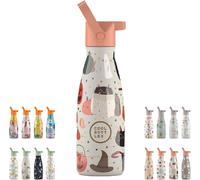 - Bouteille Thermique Enfant - Bouteille D'eau En Acier Inoxydable - 260 Ml - Pet Lover - Boissons Froides 36 Heures Et Chaudes 18 Heures - Finition Peinture Gaufrée - Sans Bpa