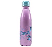 Bouteille thermo décorée de caractère de point rose, en acier inoxydable et une capacité de 780 ml.