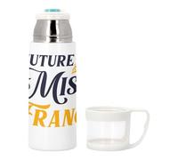 Bouteille thermo en Inox avec Tasse Intégrée - Future Miss France Enfant Beauté - 350ml - Bouteille Isotherme