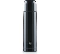 Bouteille thermos Blumtal® 1L noire - sans BPA, acier inoxydable, anti-fuite, pour boissons chaudes et froides