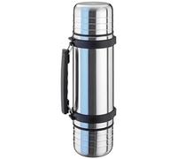Bouteille thermos en acier inoxydable Duo1 litre argent