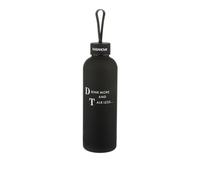 Bouteille thermos noire de 500 ml avec inscription, Nero