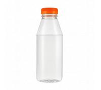 Bouteille Transparente à Remplir pour Bonbons, Cadeaux ou Décoration - 250ml / 330ml / 500ml / 1000ml - Idéal Anniversaire, Mariage, Fête, Loisirs Créatifs, DIY, Événement (30, ORANGE, 1000ML)