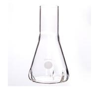 Bouteille triangulaire, fiole conique, paroi épaisse, diamètre du goulot 26 mm/38 mm, fiole Erlenmeyer shake,(125mL-F662612)