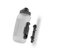 Bouteille Twist 750Ml Blanc/Transparent + Support Pour Vélo FL-TS-09676(CLR) Fid