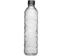 Bouteille Versa 1,22 L Verre transparent Aluminium 8,5 x 33,2 x 8,5 cm