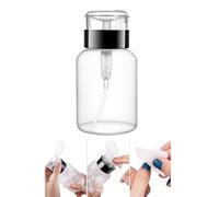 Bouteille Vide De 250ml, 1 Pièce, Pour L'art De Manucure Et De Pédicure, Avec Pompe, Distributeur, Nettoyant, Dissolvant De Vernis, Bouteille Fendue, Nouveau