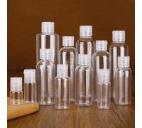 Bouteille Vide Transparente En Plastique À Clapet, Bouchon Rabattable, Récipient D'emballage, Bouteille Étanche Pour Les Soins De La Mère Et Du Bébé, 5-250ml