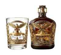 Bouteille whisky verre - Bouteille d'alcool des 250e anniversaires des États-Unis | Verres Cocktail,pour pères, hommes, maris, animateurs, fêtes, vitrine de bar, restaurants, hôtels, clubs