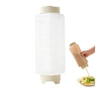 Bouteilles à jet pour sauces - Grande valve rechargeable, distributeur de condiments, pour sirop, miel, vinaigrette, huile artisanale