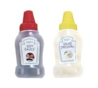 Bouteilles À Presser pour Salade - Bouteille À Presser pour Vinaigrette De Sécurité Alimentaire, Petits Distributeurs De Condiments | Récipients À Sauce Polyvalents De Qualité Alimentaire pour