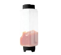 Bouteilles à presser pour sauces - Distributeur vide à grande valve étanche | Récipient pour ketchup, miel, vinaigrette et huile de barbecue | Idéal pour l'artisanat, la cuisine, la cuisine et le serv