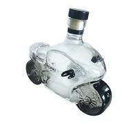 Bouteilles à whisky en verre avec couvercles, 300 ml pour moto, bouteille d'alcool de collection - pour les amateurs de collectionneurs, vitrine, bar, restaurants, hôtels, clubs, salle à manger, fête