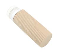 Bouteilles cosmétiques en silicone souple pour voyage avec bouchon résistant aux déversements, systèmes de recharge faciles, parfaits pour les voyageurs fréquents et les emballages multi-conteneurs en