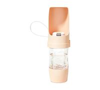 Bouteilles d ' Eau de Voyage pour Animaux de Compagnie, avec Stockage de Nourriture, récipient Pratique pour Eau et Nourriture pour Animaux de Compagnie, pour la Marche, la randonnée, Bol pour Chien