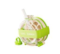 Bouteilles d ' eau isolées avec bac à glaçons et conception anti-fuite, bouteille de congélation pour jours chauds, pour moyens de subsistance actifs, bouteille d ' eau à glaçons avec communiqués de