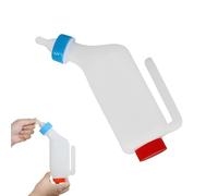Bouteilles d'alimentation pour chèvres - 800 ml de lait renversé, agneau bouteille de grande capacité, mamelon ergonomique pour petits animaux | Milk for - Capa