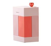 Bouteilles d'articles de toilette de voyage : conteneurs de rangement vides réutilisables 4 en 1 ensemble de bouteilles de liquide de voyage anti-fuite pour shampooing revitalisant gel de B, Rouge