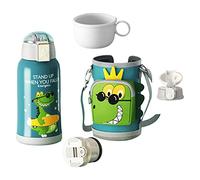 Bouteilles de 550 ml en acier inoxydable avec affichage de la température pour enfants, 6 types au choix, tasses pour enfants avec pailles et couvercles, soupe et nourriture