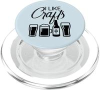 Bouteilles de bière Artisanales I Like Crafts Mug Hops Meme PopSockets PopGrip pour MagSafe