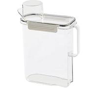 Bouteilles de détergent, boîte de stockage de poudre avec couvercle et poignée, récipient transparent pour grains de riz de cuisine