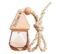 Bouteilles de diffuseur de voiture vides - Bouteille de diffuseur de voiture suspendue vide | Diffuseur d'huiles essentielles de parfum d'aromathérapie pendentif de parfum suspendu capuchon triangulai