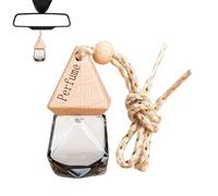 Bouteilles de diffuseur de voiture vides - Bouteille de diffuseur de voiture suspendue vide | Diffuseur d'huiles essentielles de parfum d'aromathérapie pendentif de parfum suspendu capuchon triangulai