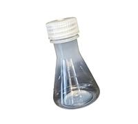 Bouteilles de laboratoire graduées avec couvercle anti-fuite, 50 ml | Piston gradué transparent en plastique avec couvercle anti-fuite pour laboratoires scolaires et mélange de produits chimiques