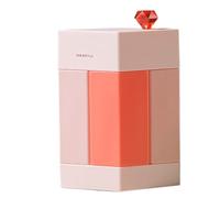 Bouteilles de liquide cosmétique portables - Chambre quadruple intégrée, support de voyage résistant aux déversements, système de recharge léger, organisateur peu encombrant | Transport des essentiels